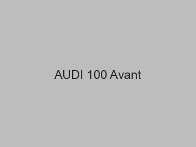 Enganches económicos para AUDI 100 Avant